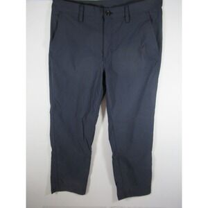 Eddie Bauer Nylon Blend Pants Men 34x30 Blue Stretch Hiking Lightweight d1653309